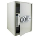sejf elektroniczny 52cm jasnoszary domowy zamek szyfrowy klucz awaryjny