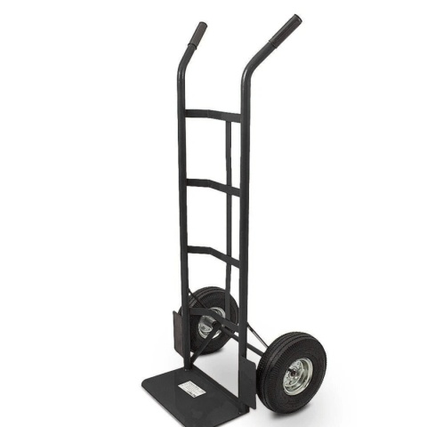 wózek magazynowy transportowy 200kg stalowy koła pneumatyczne magazyn ogród