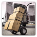 wózek magazynowy transportowy 200kg stalowy koła pneumatyczne magazyn ogród