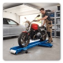 wózek manewrowy szyna do motocykla podest 567kg solidny bezpieczny