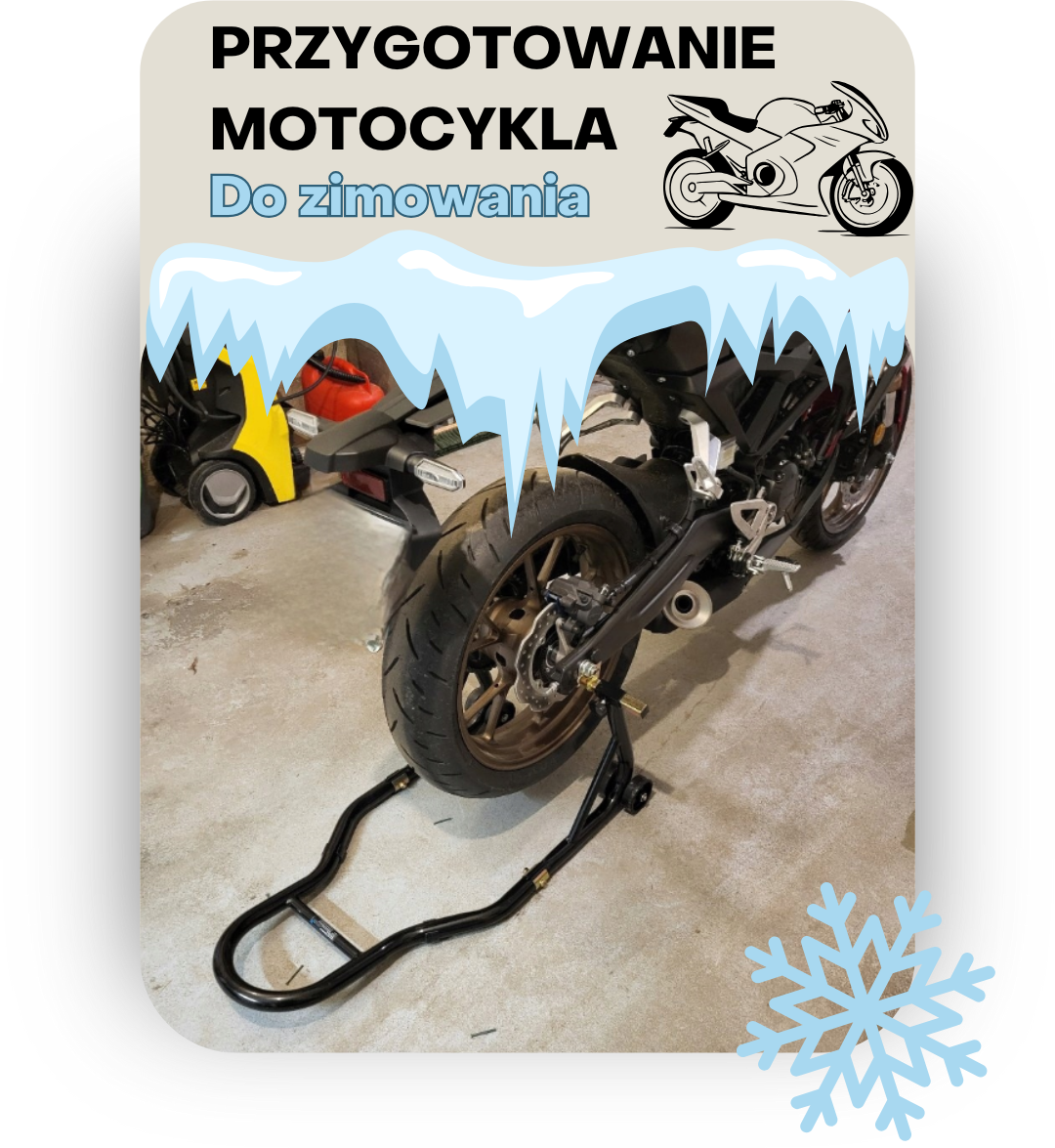 Przygotowanie motocykla do zimowania - rola stojaków serwisowych