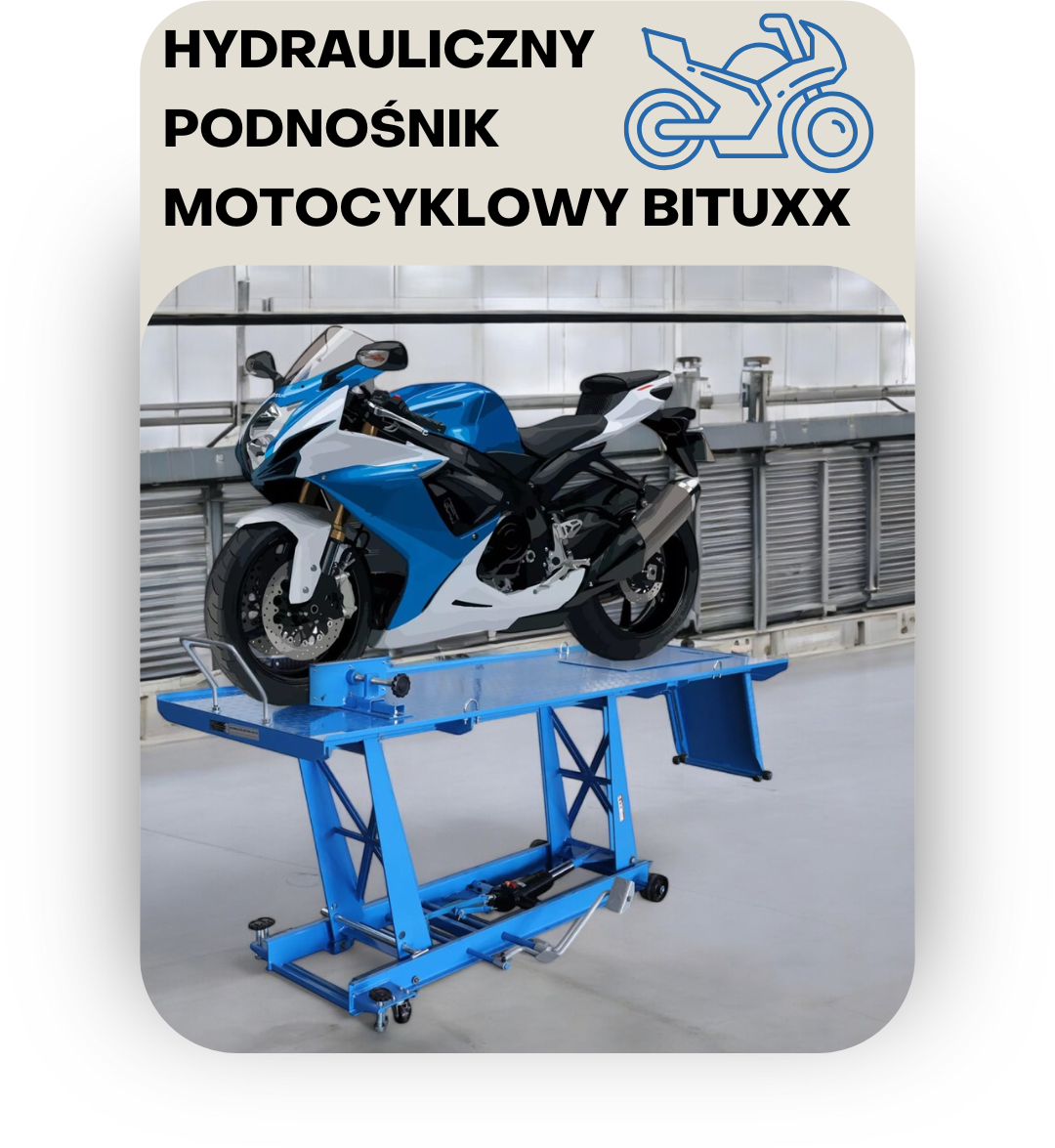 Hydrauliczny podnośnik motocyklowy Bituxx – opinie, recenzje, przewaga oficjalnego dystrybutora e-hurtownia.com
